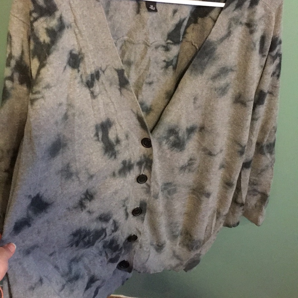 Tie dye cardigan